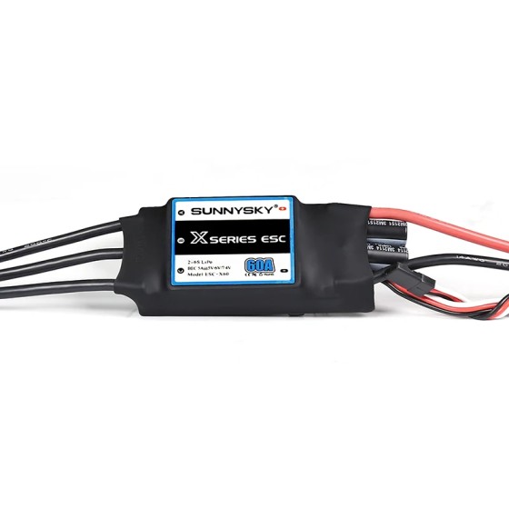 Ventes chaudes SUNNYSKY 18A/40A/60A/80A Avion à voilure fixe Avion sans pilote Électronique sans balais 2-6S 2-4S ESC